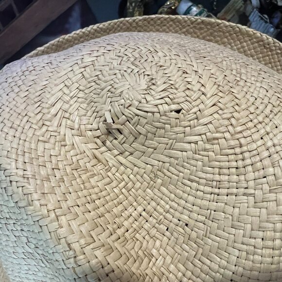 NWT Coach Maria Hat in Camel Minor Flaw in Weave main image 5